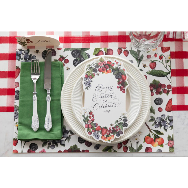 Berry Bramble Table Card, Set of 12