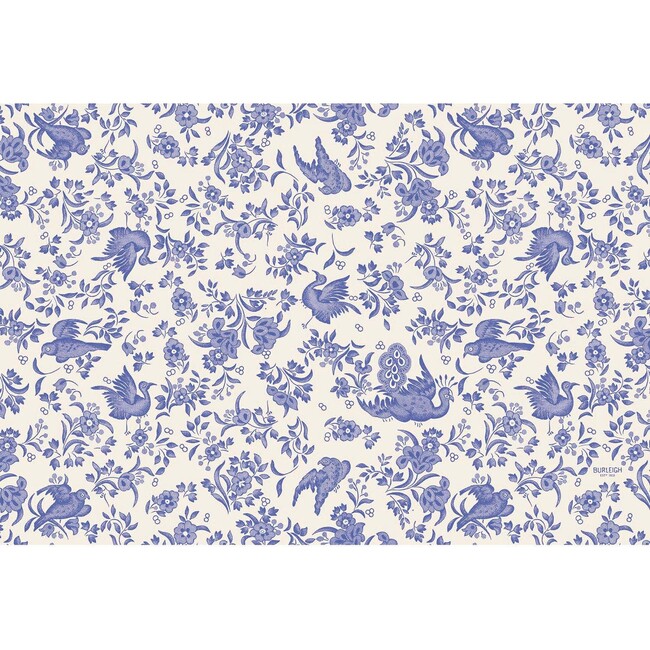 Blue Regal Peacock Placemat, Set of 18