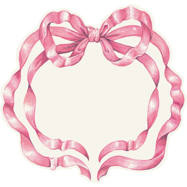 Pink Bow Placemat, Set of 12 - Paper Goods - 1