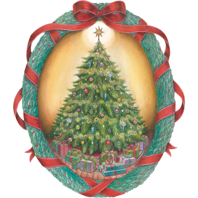 O Christmas Wreath Placemat, Set of 12