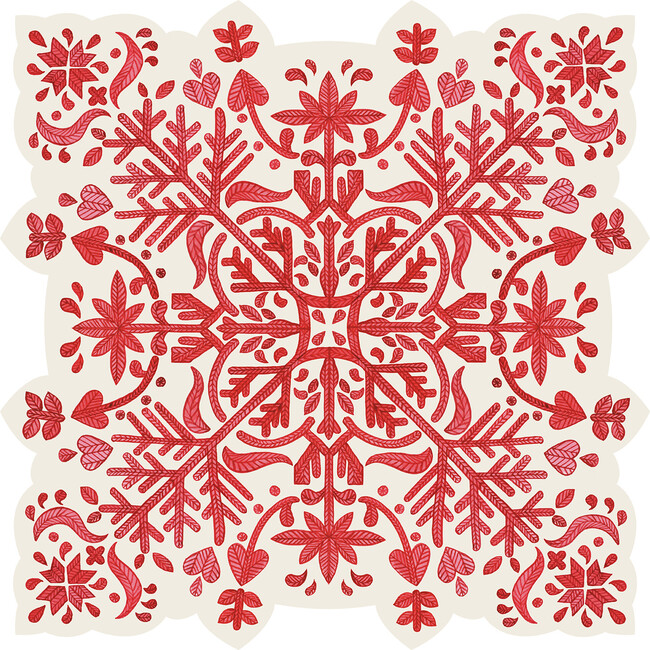 Fair Isle Snowflake Placemat, Set of 12
