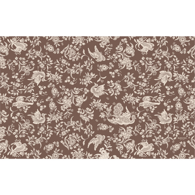 Brown Regal Peacock Placemat, Set of 18