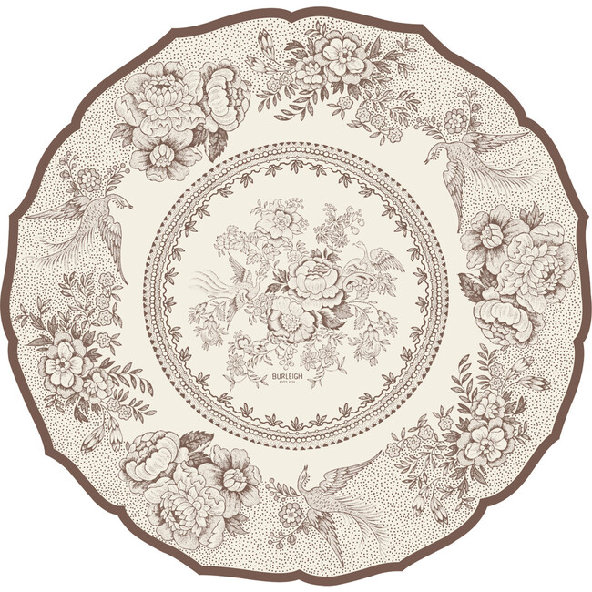 Brown Asiatic Pheasants Placemat, Set of 12