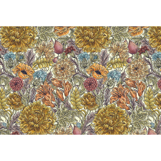 Autumn Acanthus Placemat, Set of 18