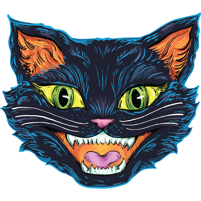 Die Cut Black Cat Placemat, Multi - Tabletop - 1