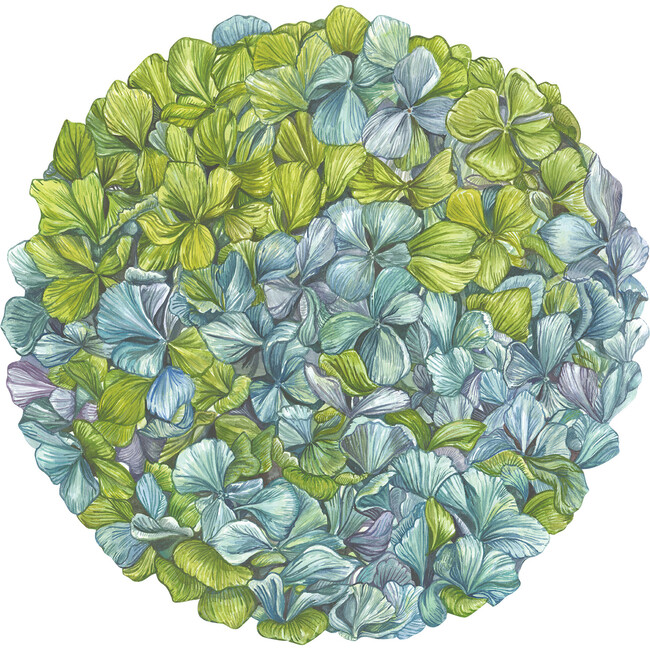 Die-Cut Hydrangea Placemat, Multi