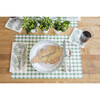 Dark Green Painted Check Placemat - Paper Goods - 2