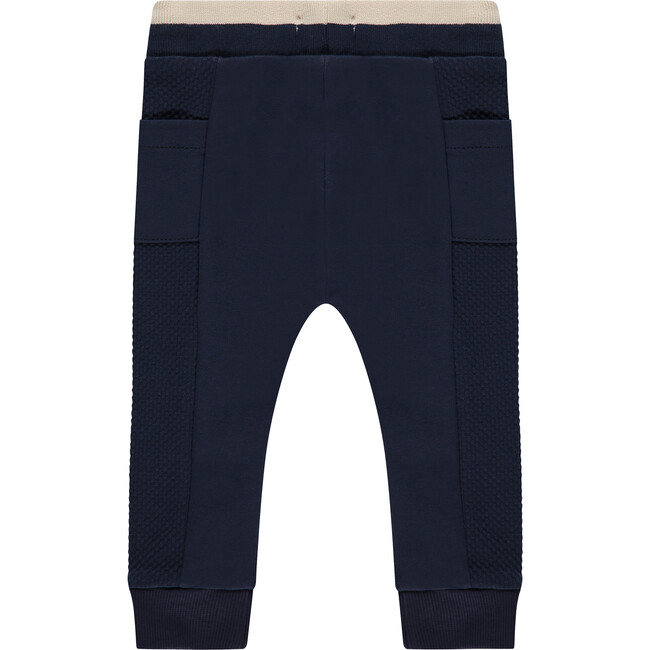 Baby Boy 2-Pocket Slim Fit Sweatpants, Indigo - Sweatpants - 2