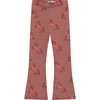All-Over Horse Print Flared Pant, Canyon - Pants - 1 - thumbnail