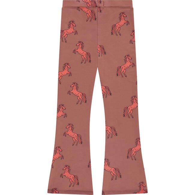 All-Over Horse Print Flared Pant, Canyon - Pants - 2