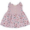Ruffle Sleeve Dress, Mauve Pink - Dresses - 1 - thumbnail