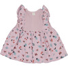 Ruffle Sleeve Dress, Mauve Pink - Dresses - 2