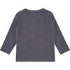Shark Long Sleeved Pocket Tee, Dark Blue - T-Shirts - 2