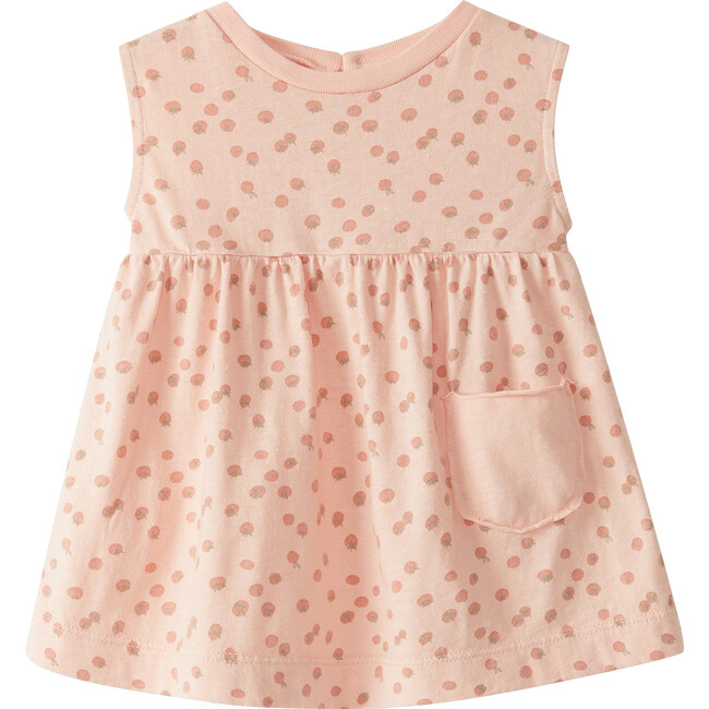 Tomato All Over Print  Dress, Pink