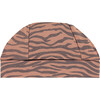 Knit Animal Print Baby Hat, Mocha - Hats - 2