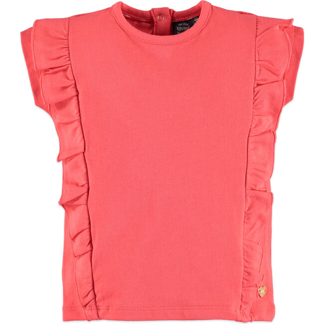 Ruffle Top, Pink