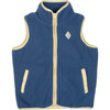 Polar Fleece Vest in Blue Note - Fleece & Sherpa Jackets - 1 - thumbnail