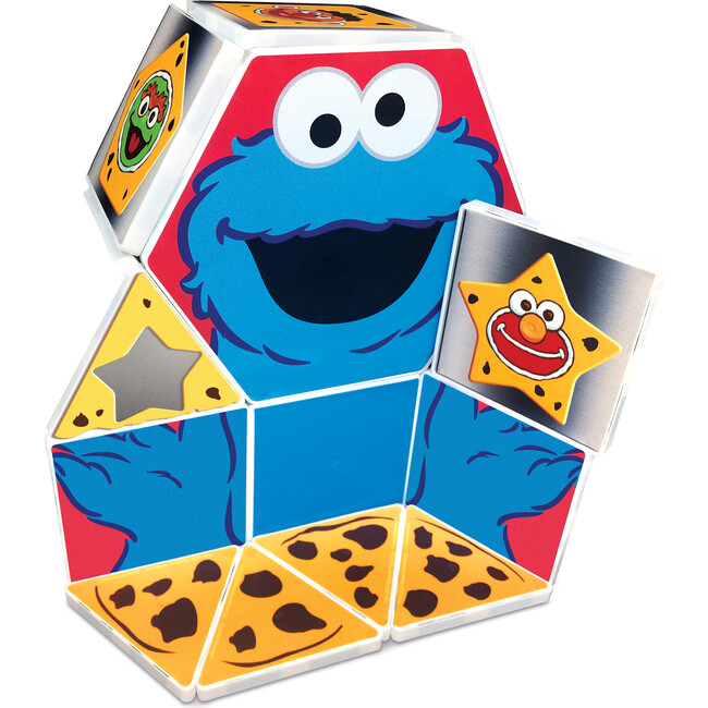 Sesame Street Cookie Monster's Shapes Magnetic Tile Structures