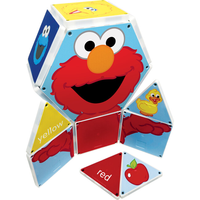 Sesame Street Colors with Elmo Magnetic Tile Structures