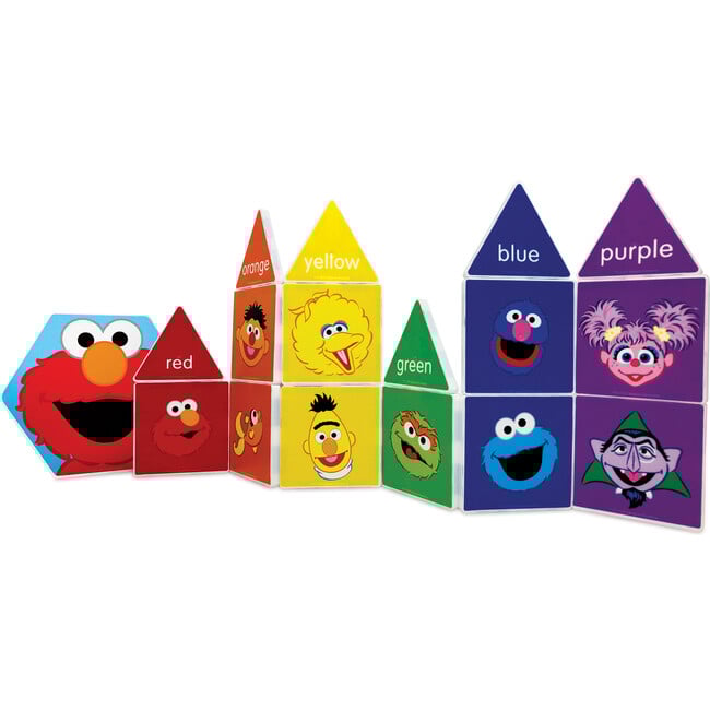 Sesame Street Colors with Elmo Magnetic Tile Structures