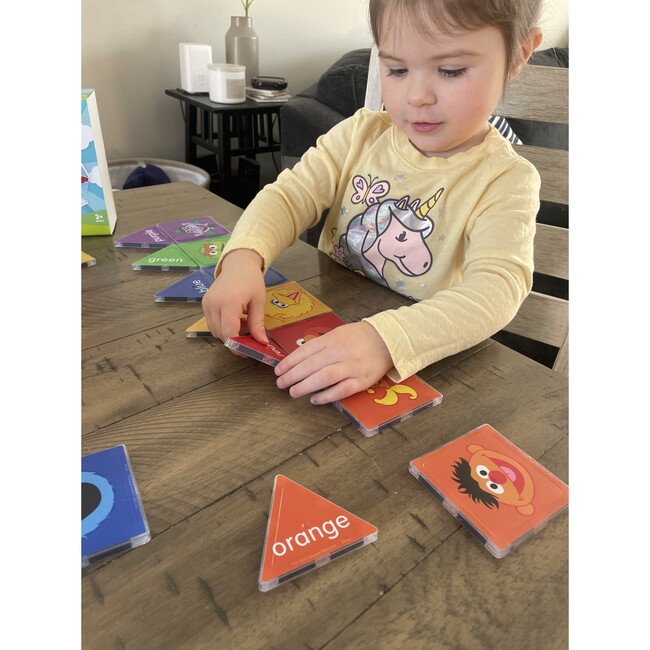 Sesame Street Colors with Elmo Magnetic Tile Structures - Magnetic Tiles - 5