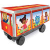 Daniel Tiger's Neighborhood, Ride Along Trolley Magna-Tiles Structure Set - Magnetic Tiles - 4 - thumbnail