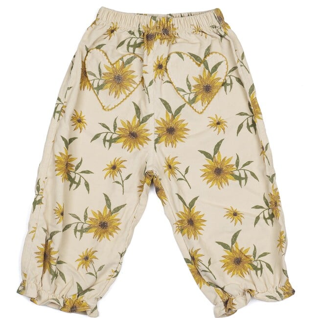 Heart Pocket Pants, Sunflower Field