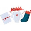 My Little Shop UK x Maisonette Exclusive Liberty Of London Baby's First Christmas Gift Set, Liberty Christmas Red Fabric - Mixed Gift Sets - 1 - thumbnail