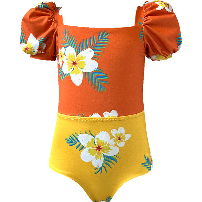 Swimsuit Half Bubble One Piece, Flor De Azahar - One Pieces - 1