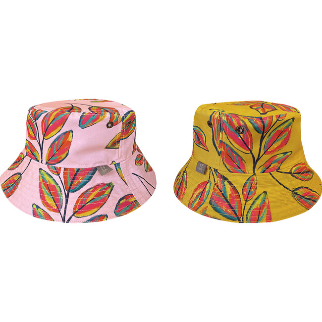 Reversible Bucket Hat, Calatea - Hats - 1