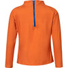 High Neck Back Zipper Rashguard, Orange - Rash Guards - 3