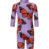 Surferito Long Sleeve One-Piece Swimsuit, Mari Mari - One Pieces - 3 - thumbnail