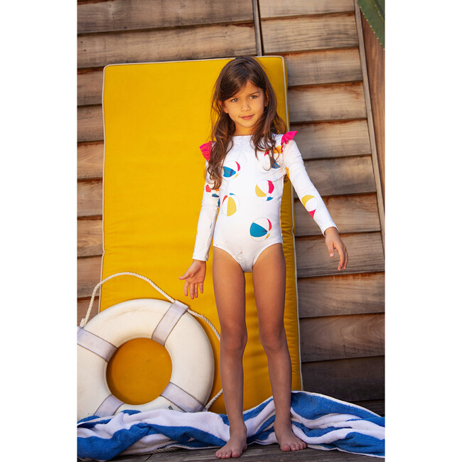 Wings Long Sleeve Swimsuit, Ball - One Pieces - 2