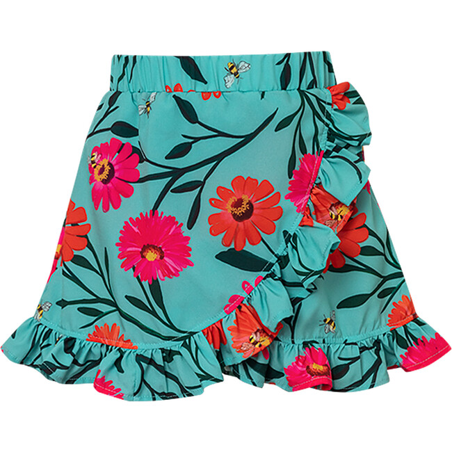 Cross-Over Ruffle Skirt, Abi And Flora - Skirts - 1