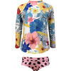 Sunset Two Piece Longsleeve Swimsuit, Tulio - Two Pieces - 1 - thumbnail