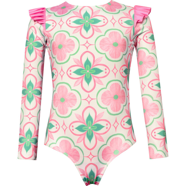 Azulejo Wings Longsleeve Swimsuit, Print