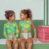 Banano Colombiano Verde Abi Trikini Swimsuit, Green - Two Pieces - 2