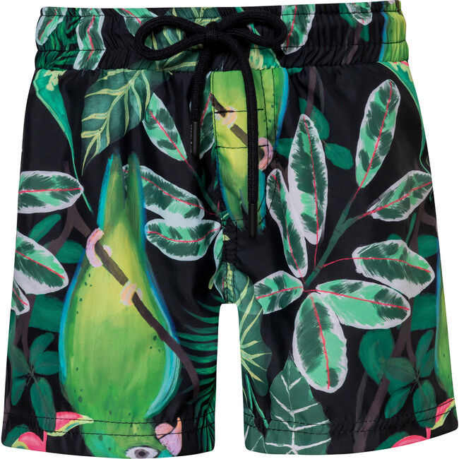 Yeimi Parrot Negro Swimshorts, Black