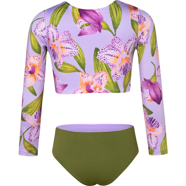 Orquideas Anggie Lila Sun Longsleeve Bikini Swimsuit, Purple - Two Pieces - 3