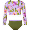 Orquideas Anggie Lila Sun Longsleeve Bikini Swimsuit, Purple - Two Pieces - 3