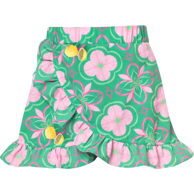 Azulejo Verde Jully Skirt, Green