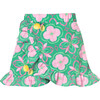 Azulejo Verde Jully Skirt, Green - Skirts - 1 - thumbnail