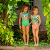 Yeimi Parrot Verde Sun&Moon Bikini Swimsuit, Green - Two Pieces - 4
