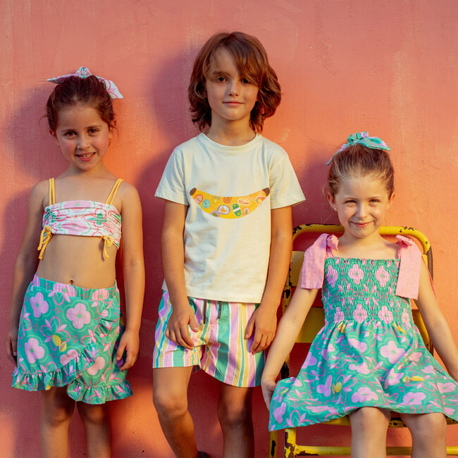 Azulejo Verde Jully Skirt, Green - Skirts - 2