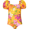 Veranera Amarillo Bubble One Piece Swimsuit, Yellow - One Pieces - 1 - thumbnail