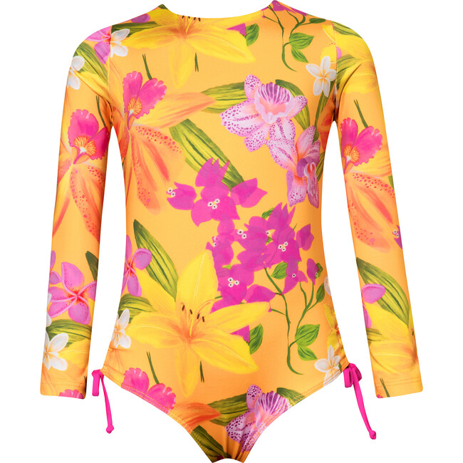 Veranera Amarillo Jess Longsleeve Swimsuit, Yellow - One Pieces - 1