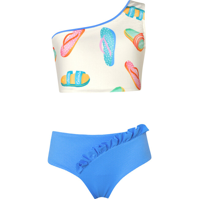 Chanclas Crudo Waves Bikini Swimshuit, Multicolor