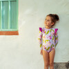 Orquideas Anggie Lila Wings Longsleeve Swimsuit, Purple - One Pieces - 2