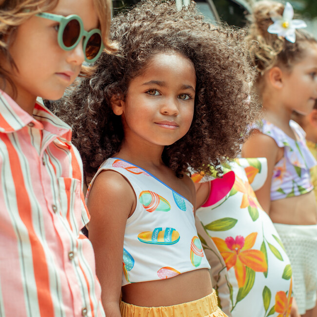 Chanclas Crudo Waves Bikini Swimshuit, Multicolor