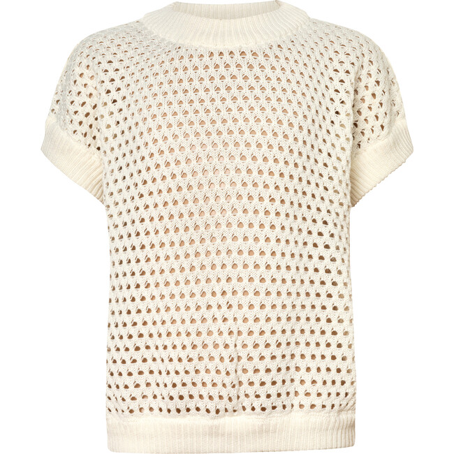 Celosia Knitted T-Shirt, Girl - T-Shirts - 1